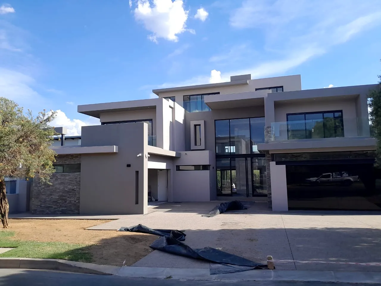 Completed double-storey residential home built by Nelukalo RI Enterprises